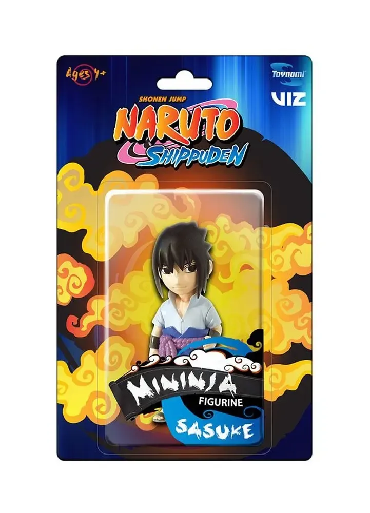Naruto Shippuden Sasuke Mininja Minifigur 8 cm