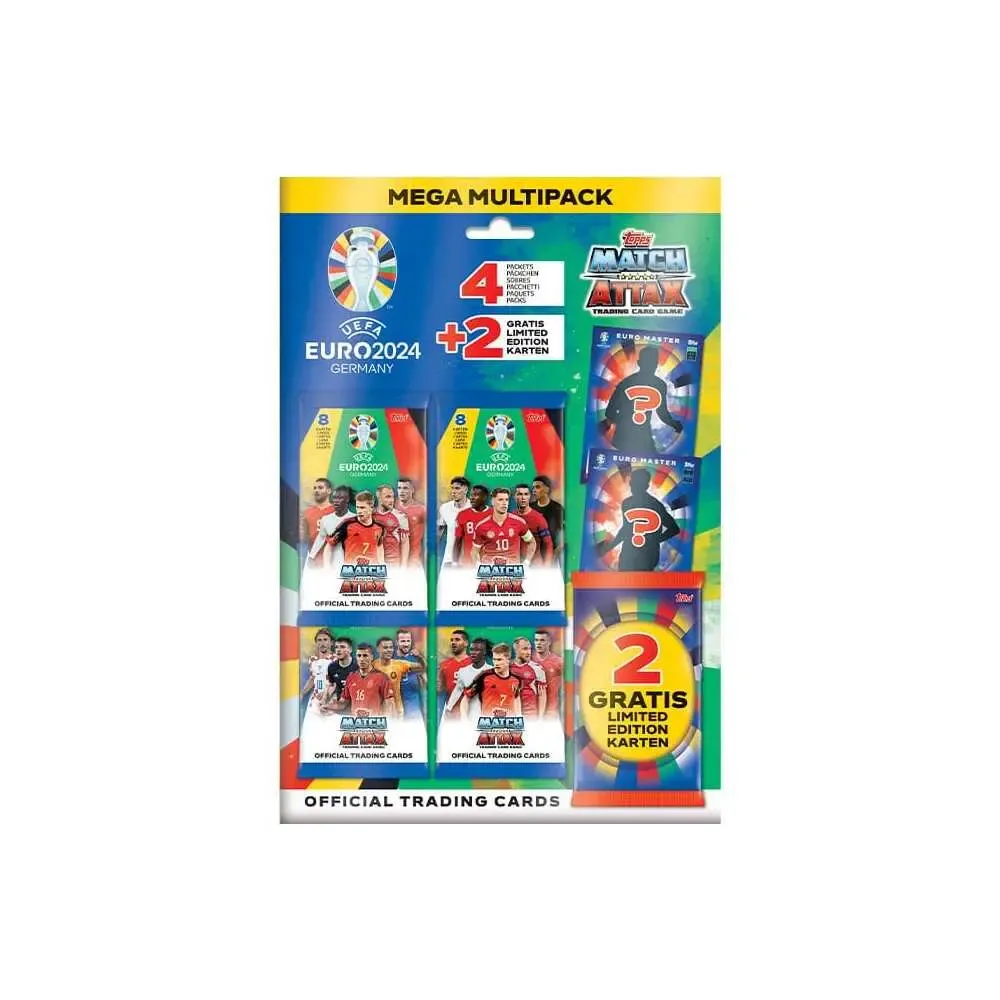 UEFA EURO 2024 Trading Cards Mega Multipack