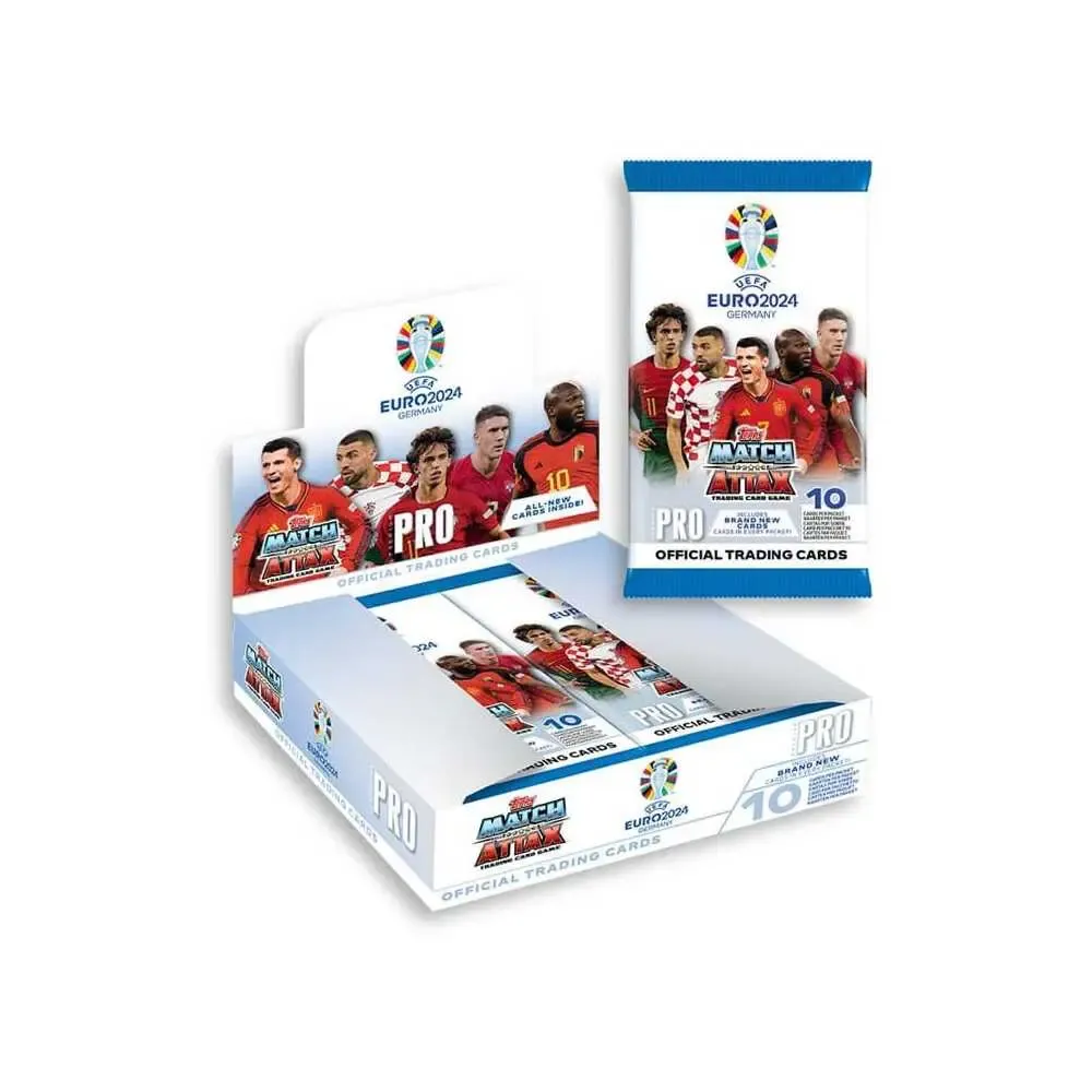 UEFA EURO 2024 Trading Cards Premium Pro Booster Display (10)