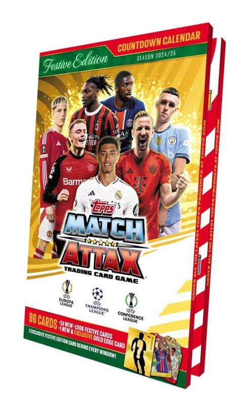 UEFA Club Competitions Match Attax TCG Saison 2024/25 Adventskalender *Deutsche Version*