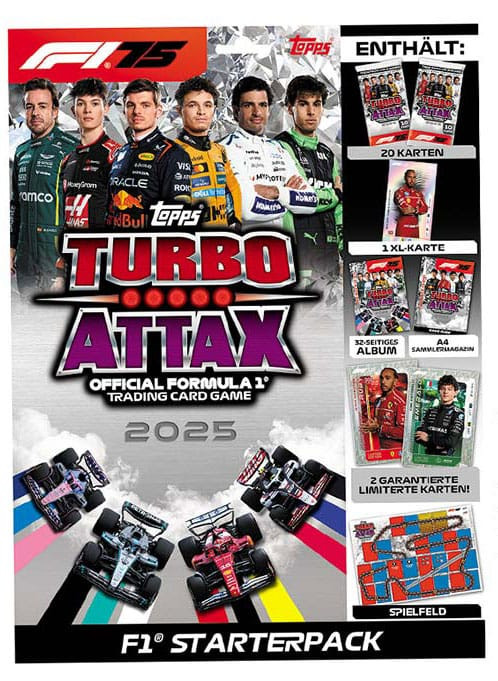 Formel 1 Turbo Attax TCG 2025 F1 Starterpack *Deutsche Version*