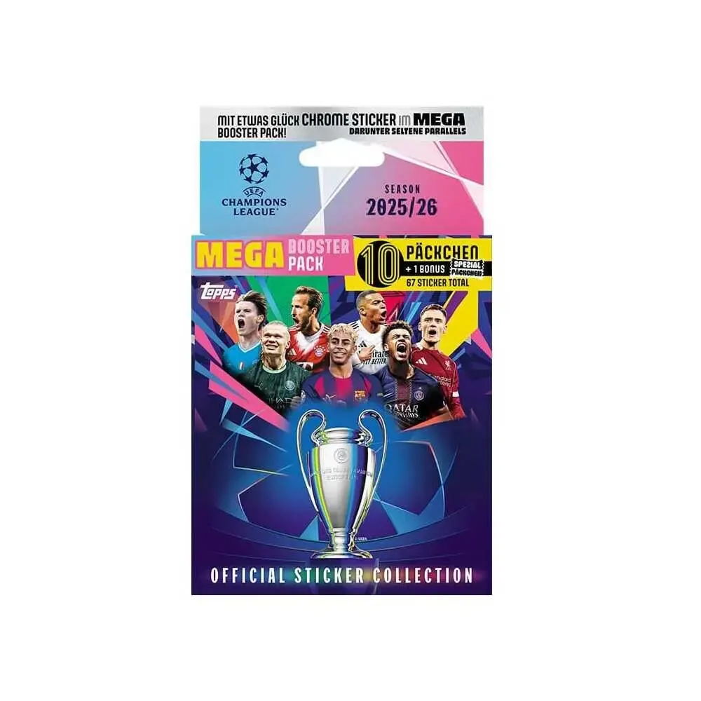 UEFA Champions League 2025/26 Sticker Collection Mega Eco Pack