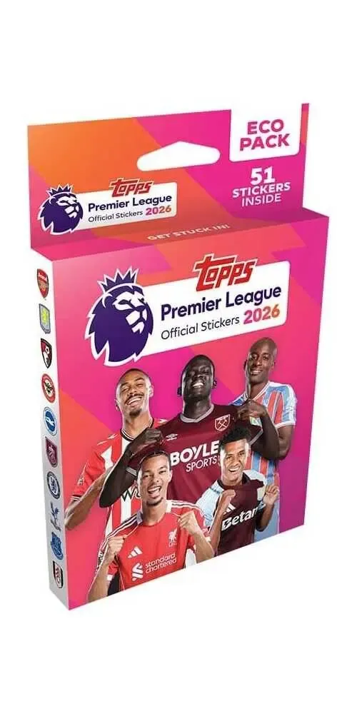 Premier League 2025/26 Sticker Collection Eco Pack
