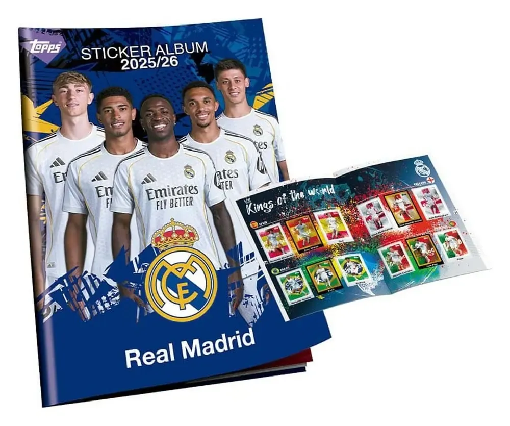 Real Madrid 2025/26 Sticker Sammelalbum Set