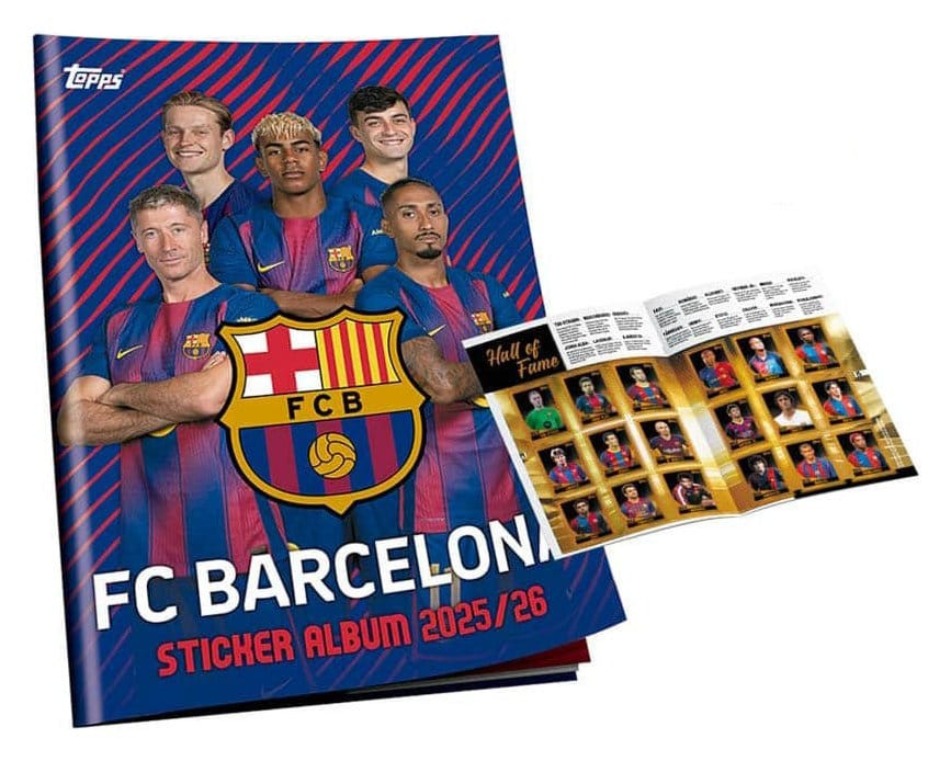 FC Barcelona 2025/26 Sticker Sammelalbum Set