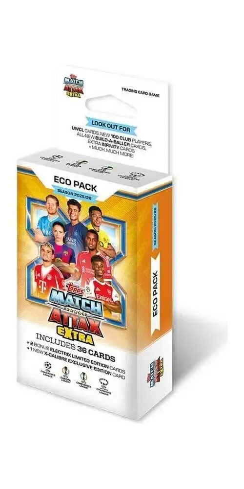 UEFA Champions League Match Attax Extra Trading Cards 2025/26 Eco Pack 