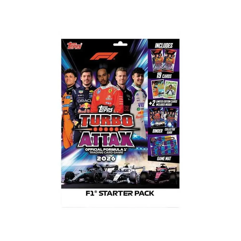 Formel 1 Turbo Attax 2026 Sammelkarten Starter-Set