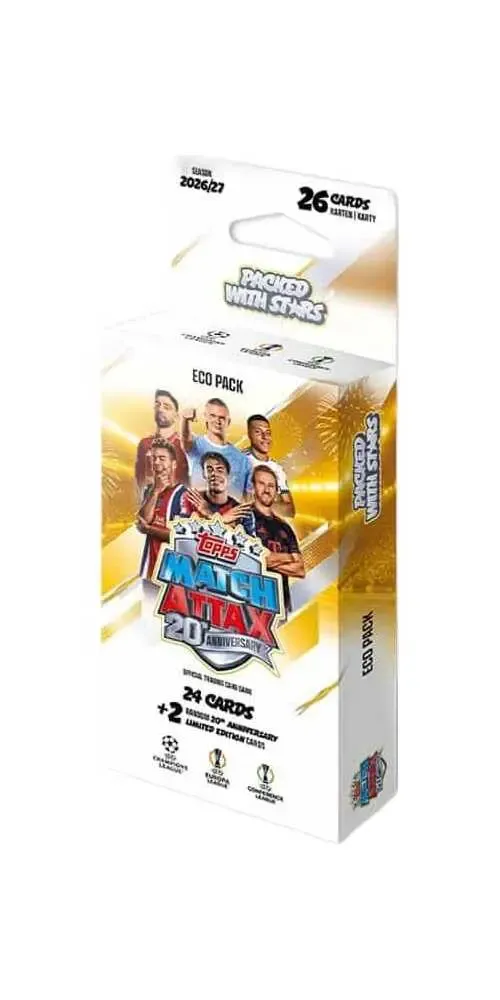 UEFA Club Competition Match Attax 2026/27 Sammelkarten Eco Pack