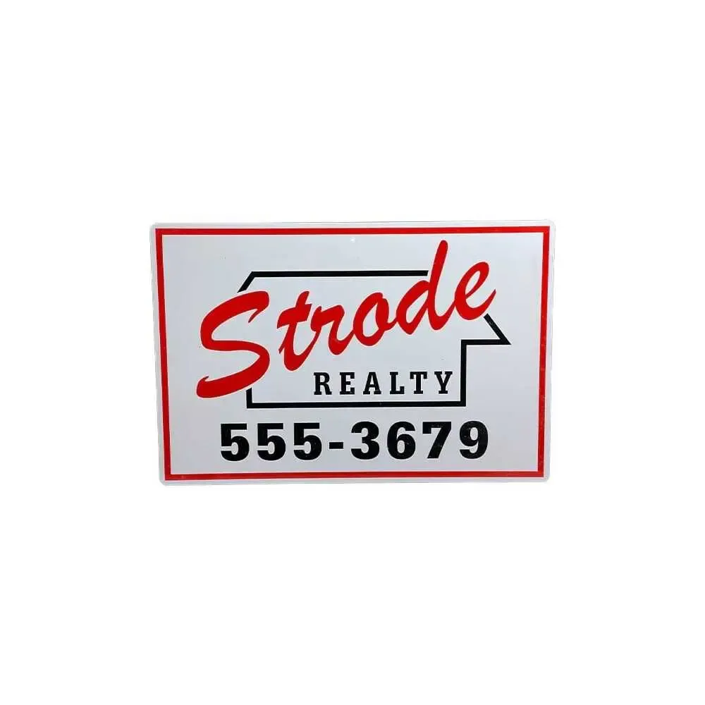 Halloween (1978) Me­tall­schild Strode Realty 31 x 46 cm   