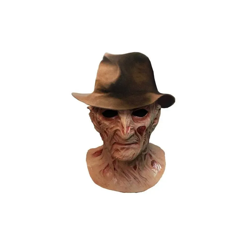 Nightmare on Elm Street 4 Freddy Krueger Deluxe Latex-Maske mit Hut