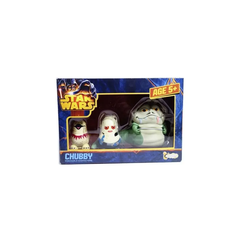 Star Wars Jabbas Palace Chubby Minifiguren 3er-Pack 9 cm