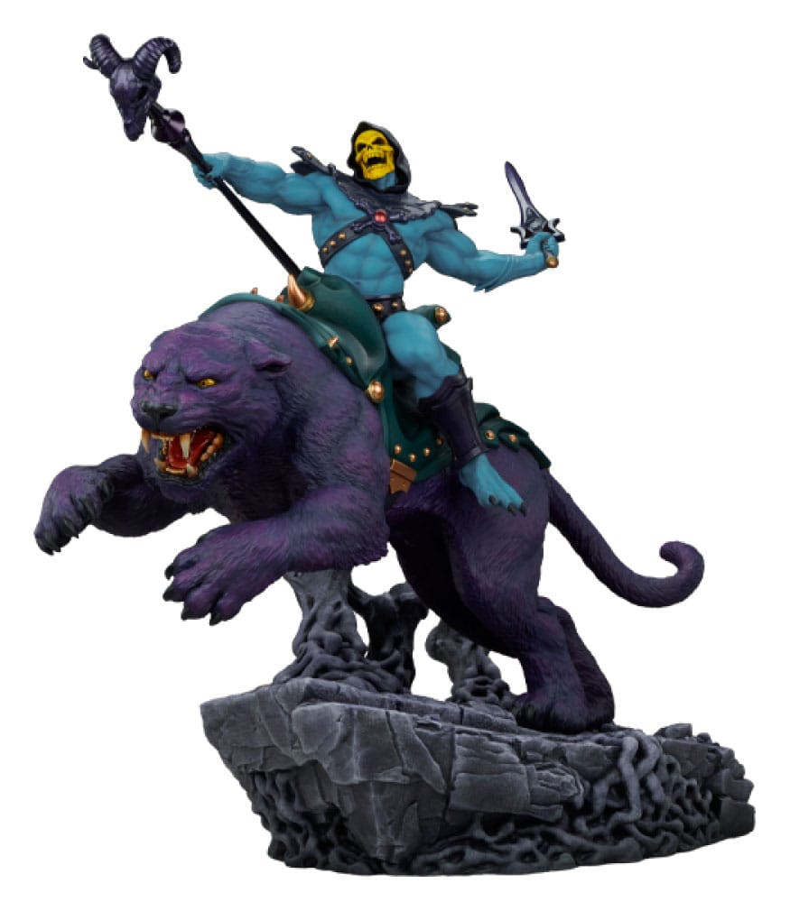 Masters of the Universe Statue Skeletor & Panthor Classic Deluxe 62 cm