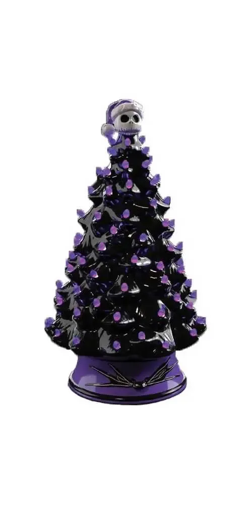 The Nightmare Before Christmas Keramik-Weihnachtsbaum mit Lichtern Jack Skellington 30 cm