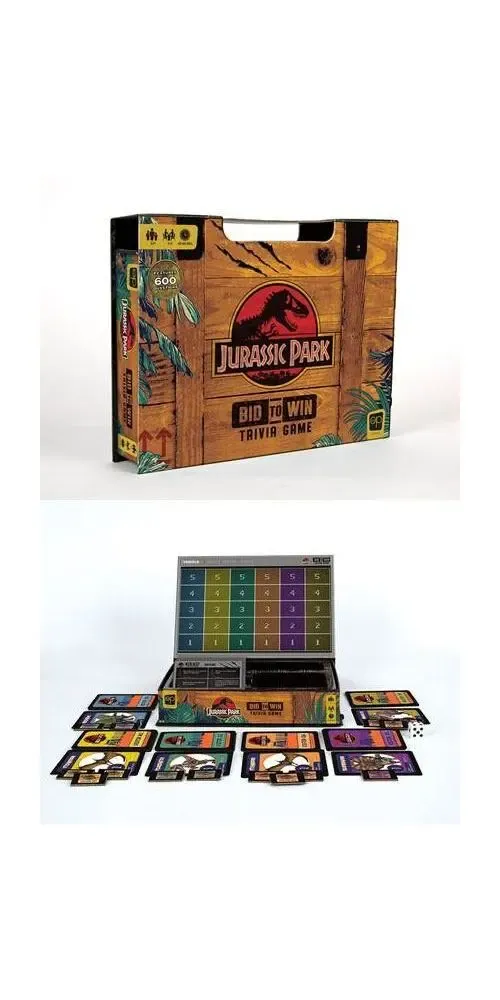 Jurassic Park Bid to Win Trivia Brettspiel