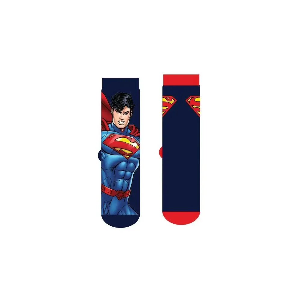 DC Comics Herren Socken Doppelpack Superman Logo Cape