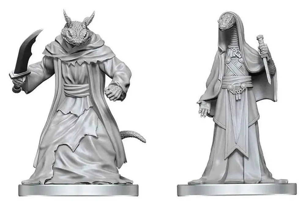 Pathfinder Battles Deep Cuts Miniatur unbemalt Zyss & Aapoph Serpentfolk 13 cm