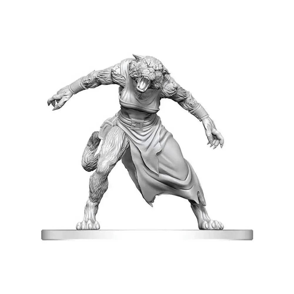 Pathfinder Battles Deep Cuts Miniatur unbemalt Weretiger 13 cm