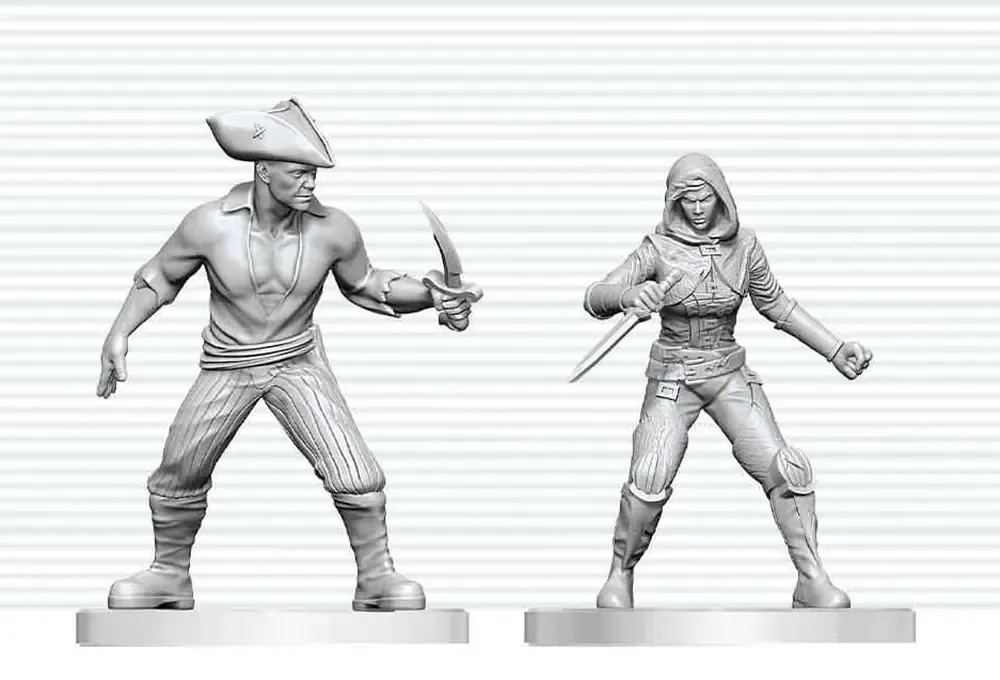 Dungeons & Dragons Nolzur's Marvelous Miniatures Miniatur unbemalt Bandit & Pirat 14 cm