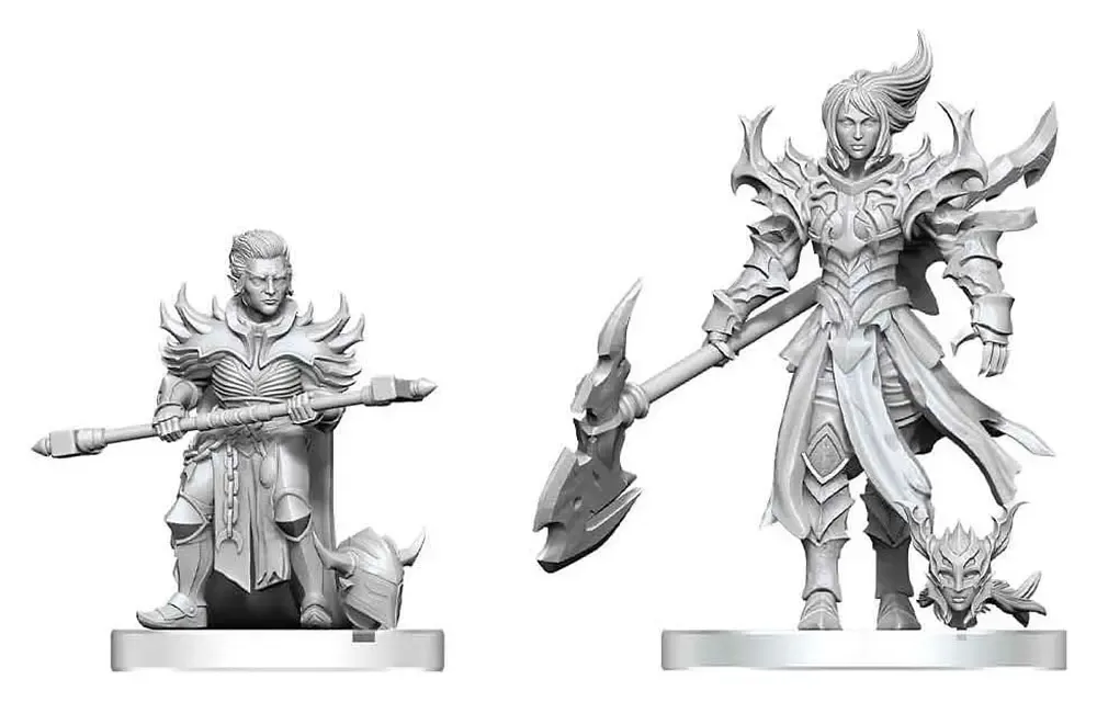 Pathfinder Battles Deep Cuts Miniatur unbemalt Pyre & Godclaw Hellknights 14 cm