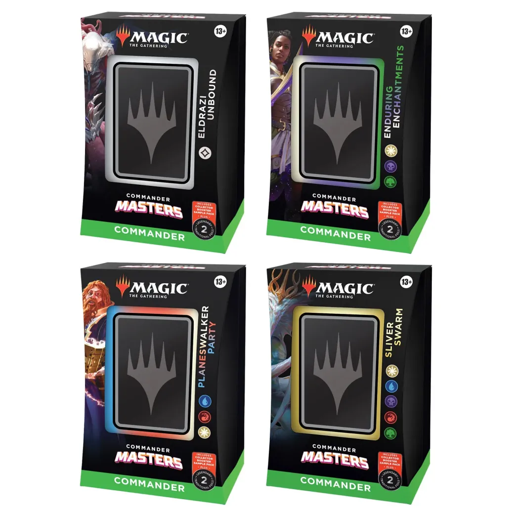 Magic the Gathering Masters Commander-Decks Display (4) englisch