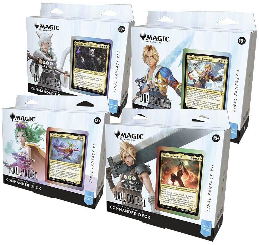 Magic the Gathering Final Fantasy Commander-Decks Collector's Edition Display (4) englisch