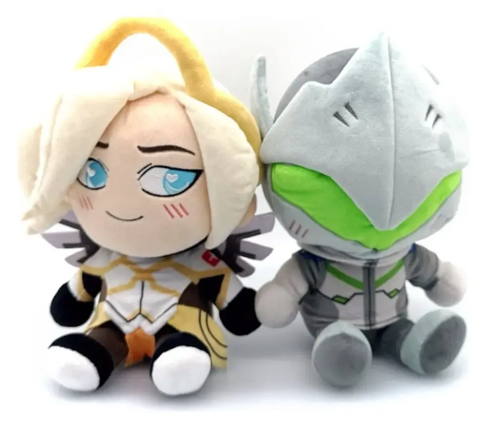 Overwatch Plüschfiguren 2er-Pack Genji & Mercy 22 cm
