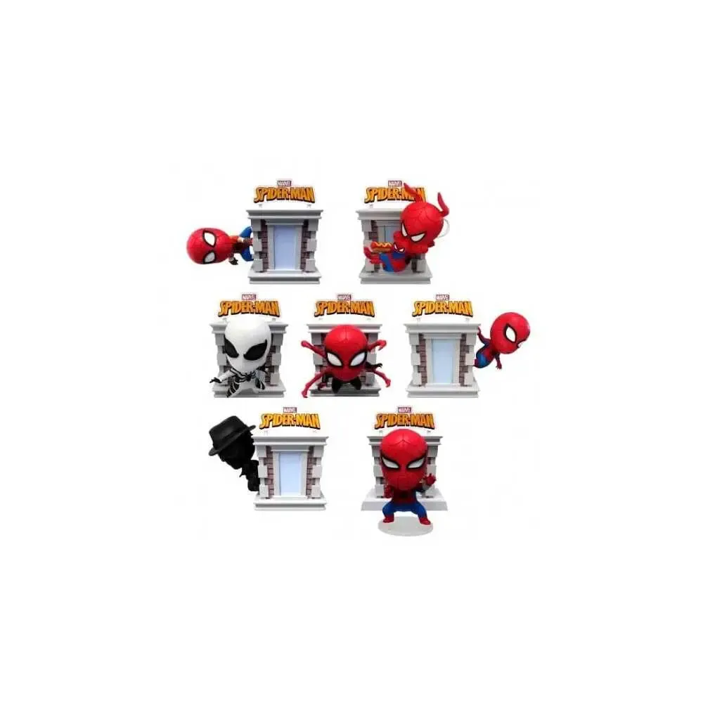Marvel Hero Box Tower Series Minifiguren Spider-Man 8 cm Display (6)