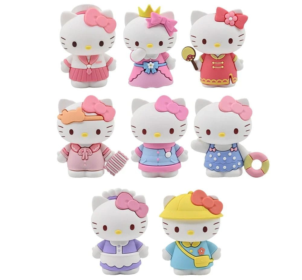 Sanrio Dress-Up Series Minifiguren Hello Kitty 5 cm Display (12)