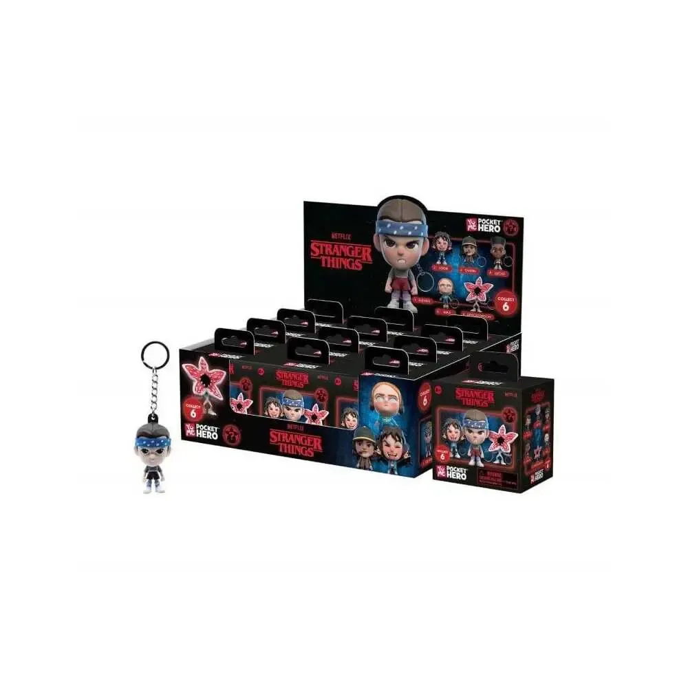 Stranger Things Pocket Hero Schlüsselanhänger Display (12)