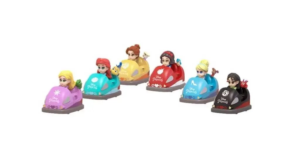 Disney Princess Zoom Hero Rückzug-Fahrzeuge mit Figuren Display (12)
