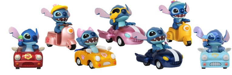 Lilo & Stitch Zoom Hero Rückzug-Fahrzeuge mit Figuren Stitch Display (12)