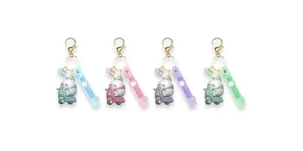 Molang Scooter Series Schlüsselanhänger Display (12)       