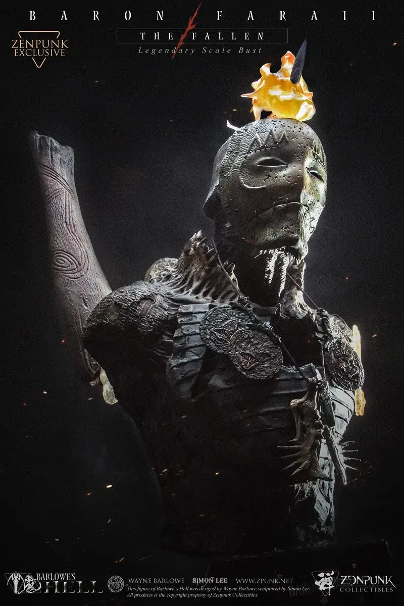 Barlowes Hell Barin Faraii The Fallen Zenpunk Legendary Scale Büste 55 cm Exclusive