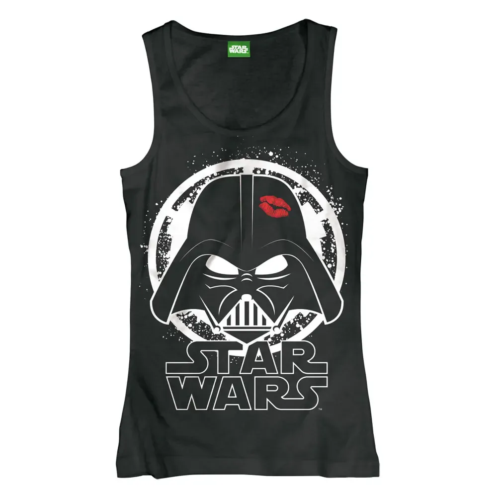 Star Wars Girlie Tank Top Kiss Me Vader