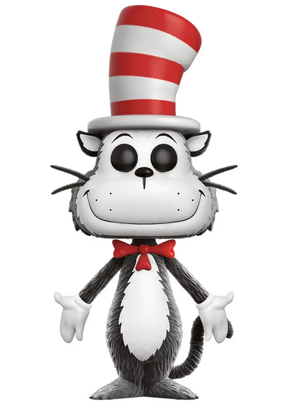Dr. Seuss Cat in the Hat POP! Figur Flocked 9 cm