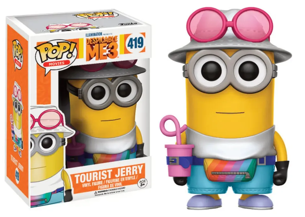 Ich Einfach Unverbesserlich 3 Tourist Jerry POP! Figur 9 cm