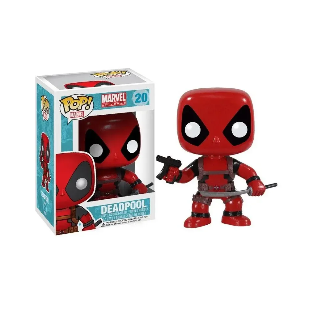Marvel Comics POP! Vinyl Wackelkopf-Figur Deadpool 10 cm