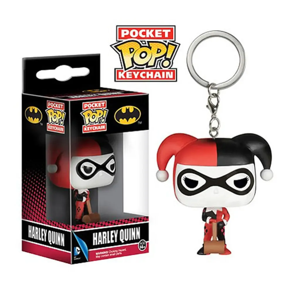 DC Comics POP! Vinyl Schlüsselanhänger Harley Quinn 4 cm