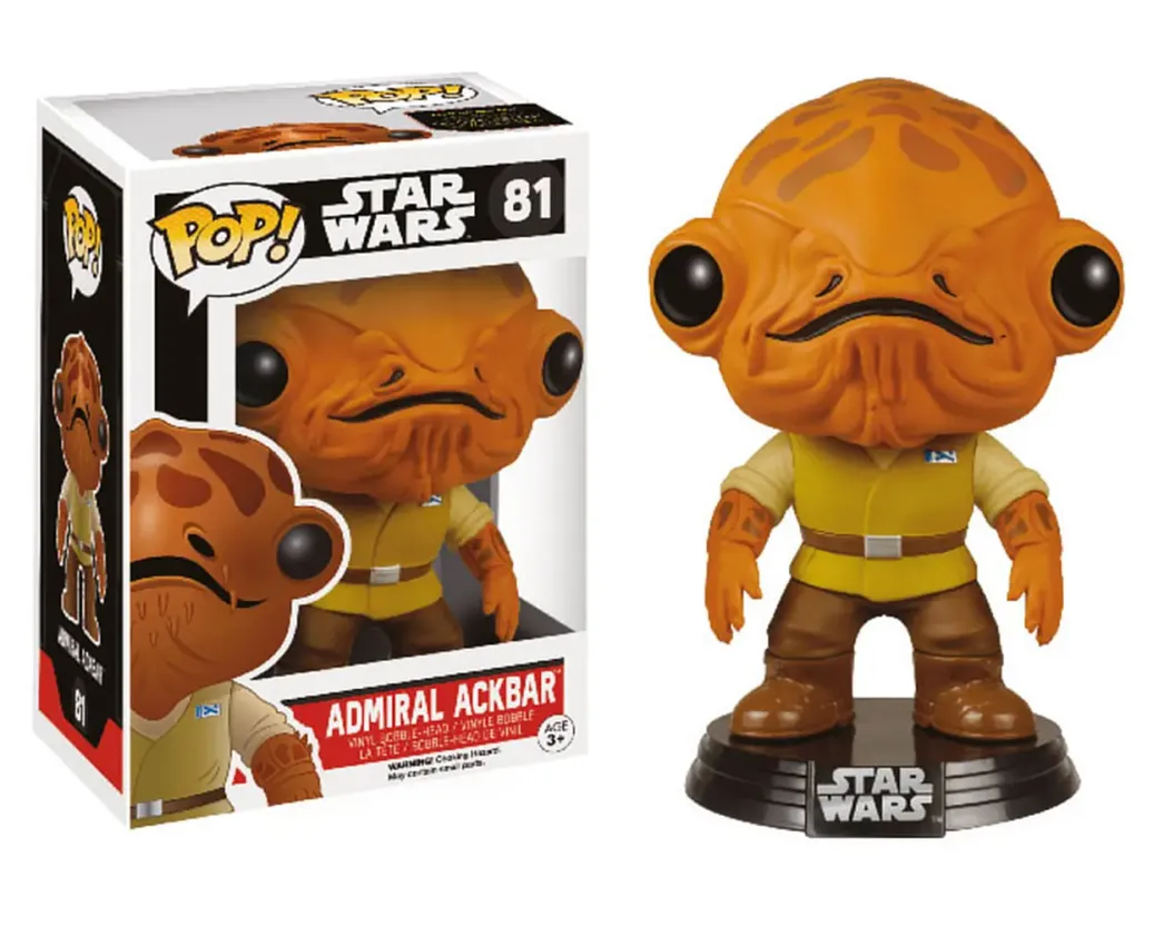 Star Wars VII Admiral Ackbar POP! Figur 9 cm