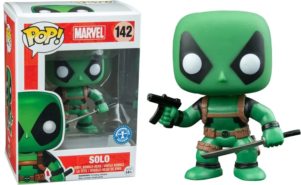 Marvel Comics Deadpool Green Solo POP! 9 cm Exclusive