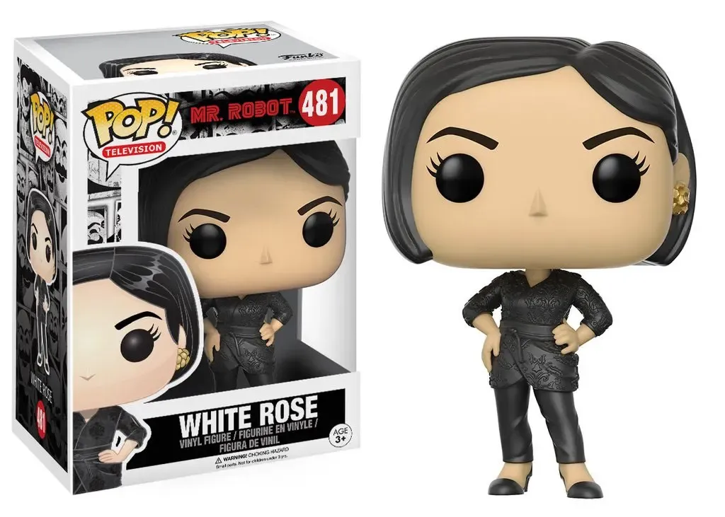 Mr. Robot White Rose POP! Figur 9 cm