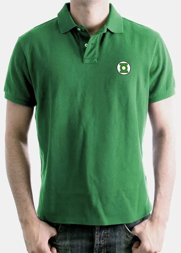 Green Lantern Polo Shirt Logo