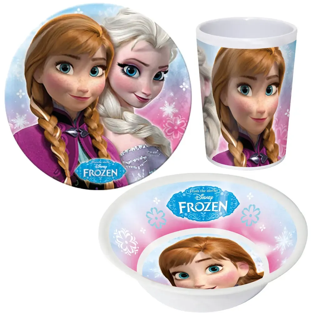 Die Eiskönigin Völlig unverfroren Frühstücks-Set Elsa & Anna