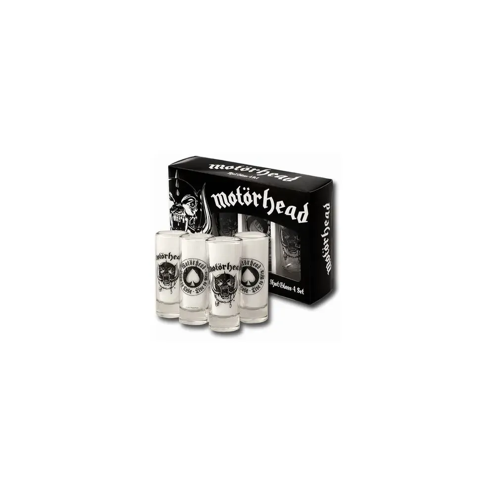 Motörhead Schnapsgläser 4er-Pack