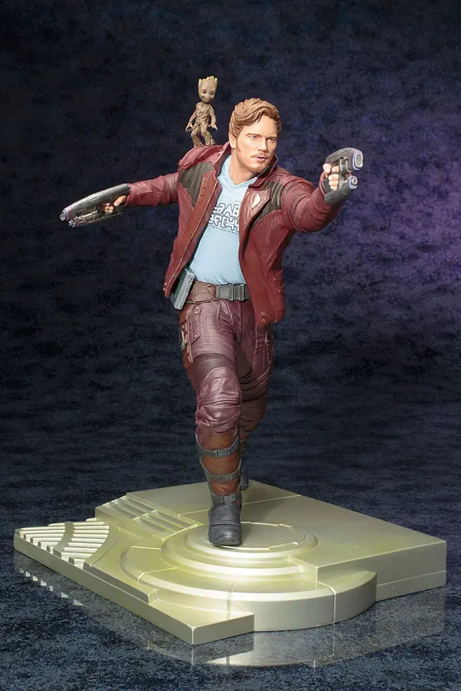 Guardians of the Galaxy Star Lord with Groot ARTFX 1/6 Statue 32 cm