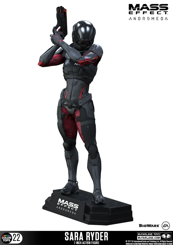 Mass Effect Andromeda Color Tops Actionfigur Sara Ryder 18 cm
