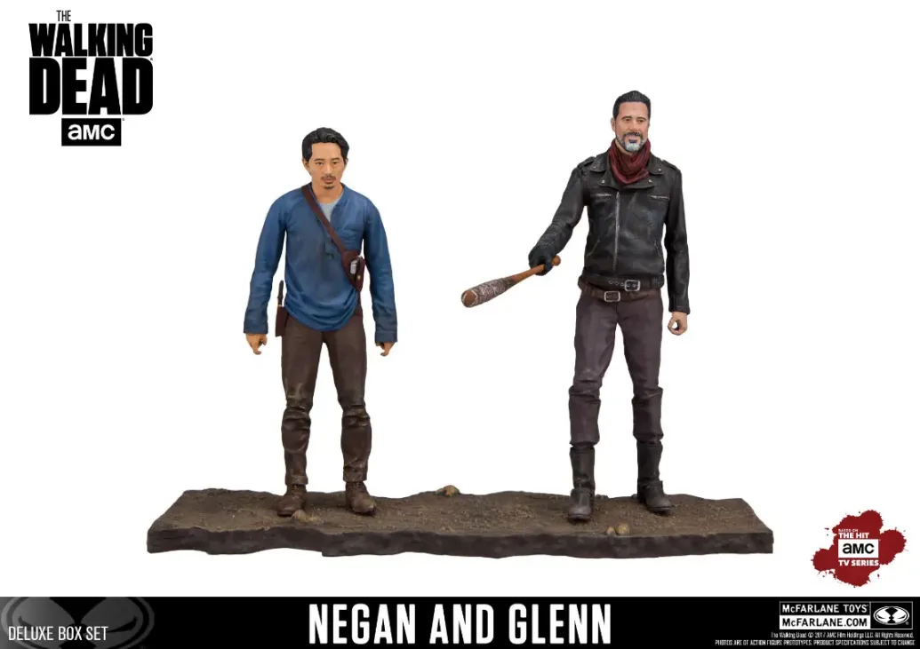 The Walking Dead TV Version Actionfiguren Doppelpack Negan & Glenn 13 cm