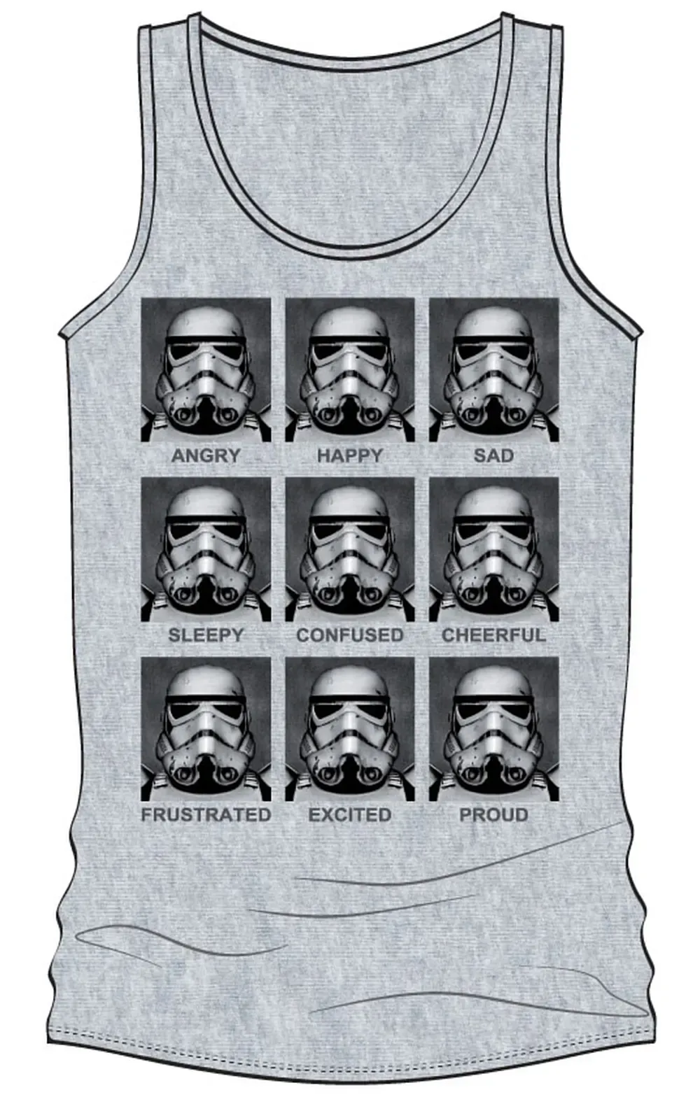Star Wars Tank Top Faces