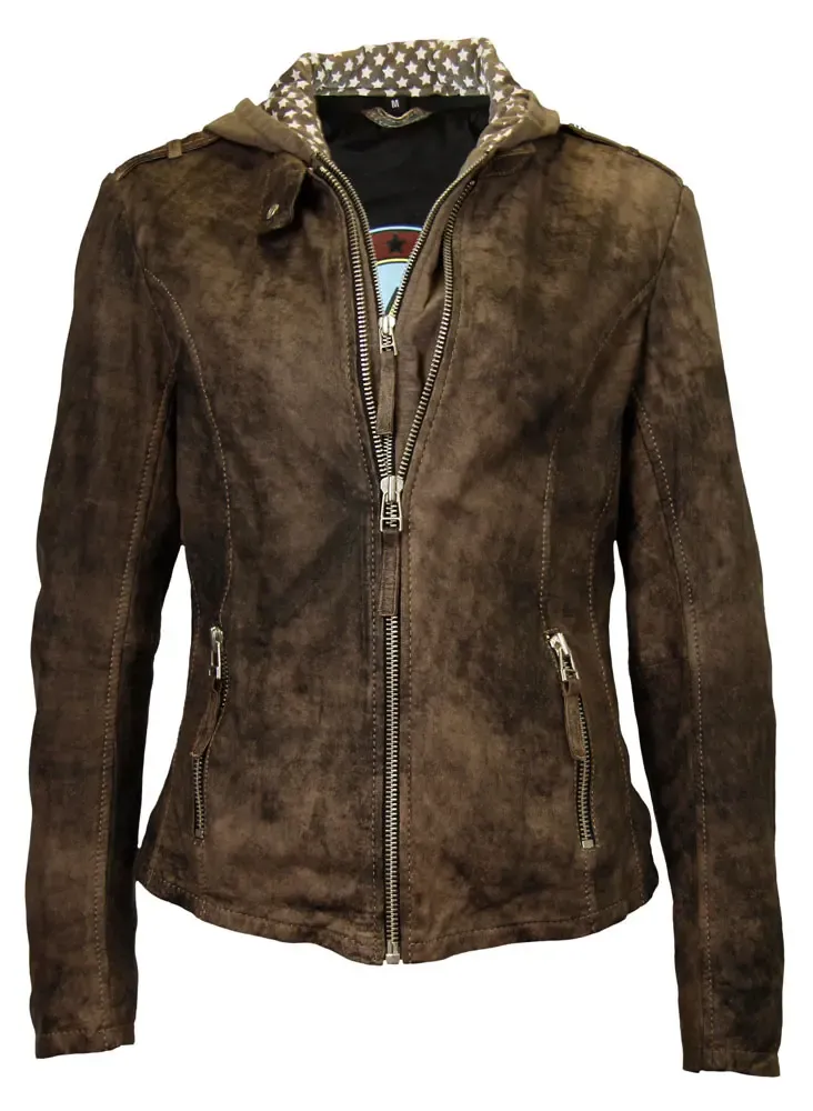 Wonder Woman Damen Lederjacke Color Logo