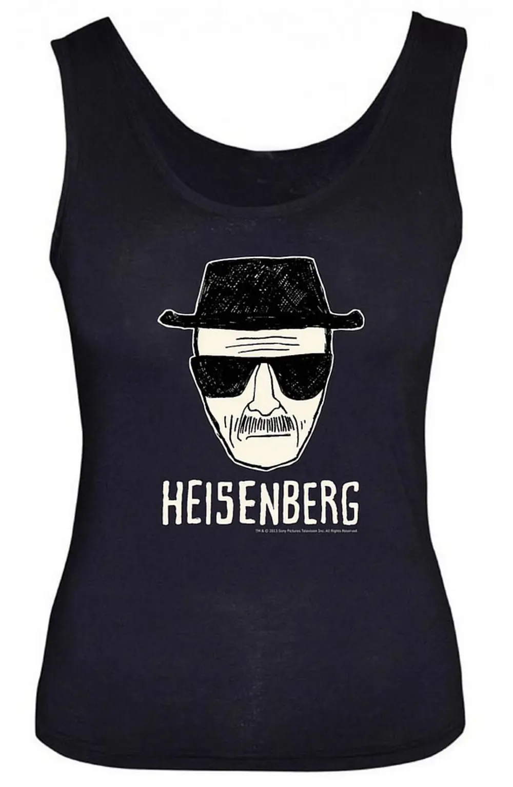 Breaking Bad Girlie Tank Top Heisenberg black
